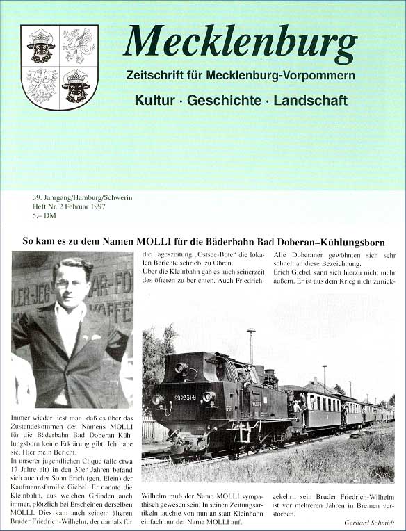 MOLLI - B&auml;derbahn Bad Doberan-K&uuml;hlungsborn