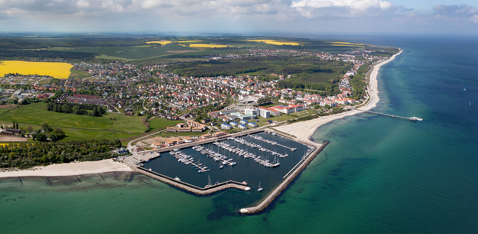 Panorama Bootshafen Kühlungsborn