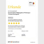 DTV Urkunde Wohnung 6