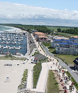 Luftansicht Strandpromenade Kühlungsborn Ost