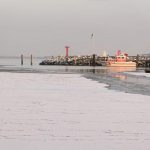 Eis im Bootshafen Kühlungsborn Ost
