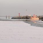 Eis im Bootshafen Kühlungsborn Ost