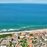 Luftansicht Strand und Ostsee Kühlungsborn West