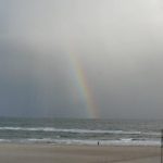 Regenbogen über der Ostsee