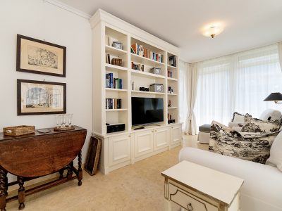 Wohnzimmer Wohnung 3, Strandresidenz Kühlungsborn