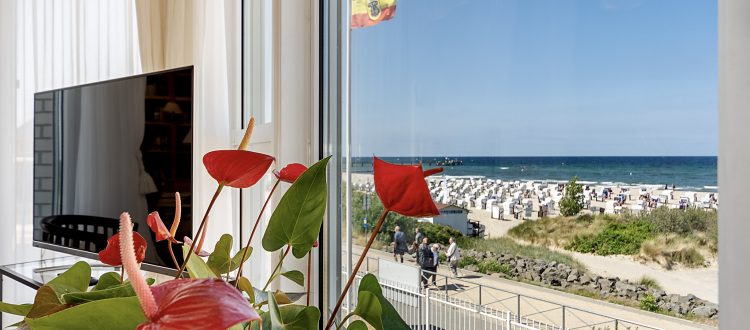 Ausblick Wohnung 4, Strandresidenz Kühlungsborn