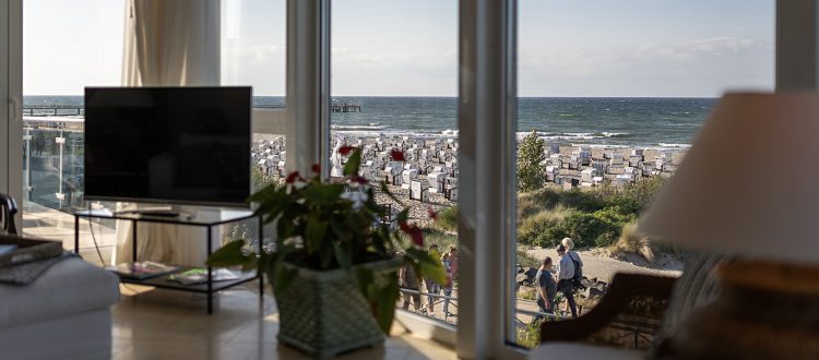 Ausblick Wohnung 4, Strandresidenz Kühlungsborn