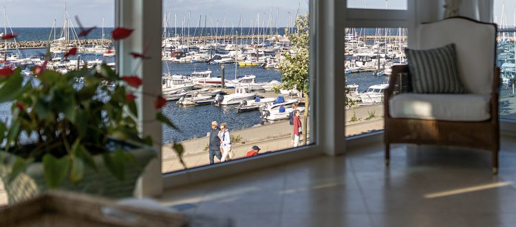 Wohnzimmer Wohnung 4, Strandresidenz Kühlungsborn 