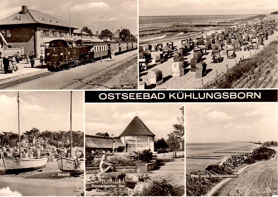 Postkarte Kühlungsborn, Sepia 1973 Postkarte Kühlungsborn, Sepia 1973