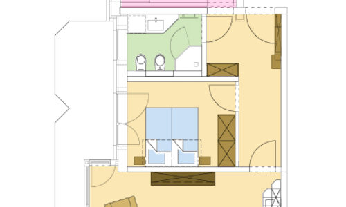 Grundriss Wohnung 2 Strandresidenz-Kühlungsborn Ost