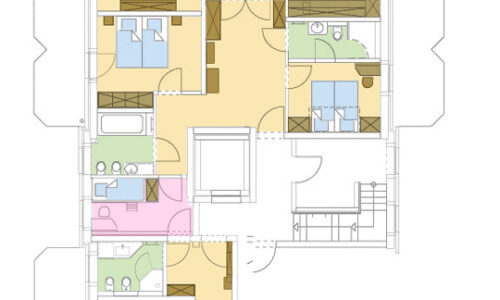 Grundriss Wohnung 4 & 5 Strandresidenz-Kühlungsborn Ost