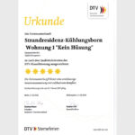 DTV Urkunde Wohnung 1